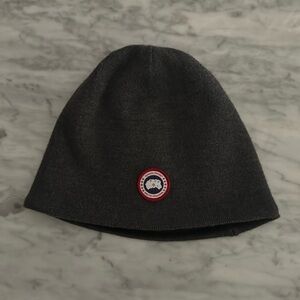 Gray unisex Canada Goose Beanie